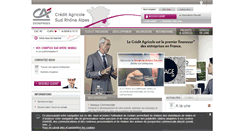 Desktop Screenshot of entreprises.ca-sudrhonealpes.fr